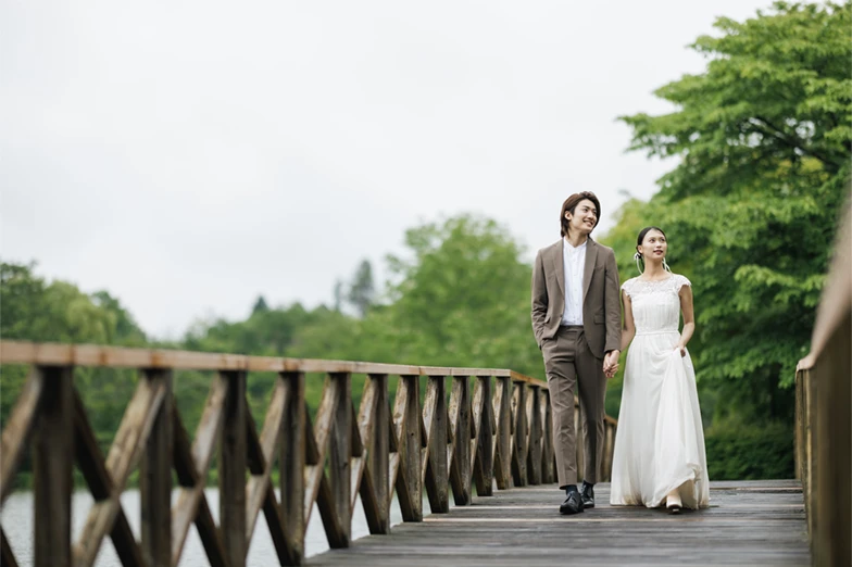 写真：洋装 軽井沢タリアセン