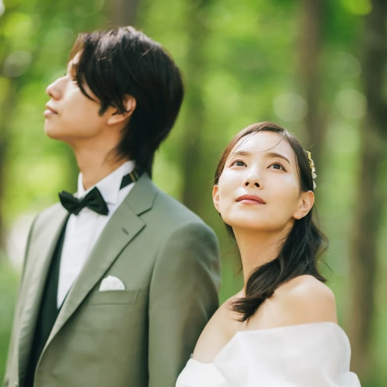 写真：こもれびの谷でのロケーションフォト