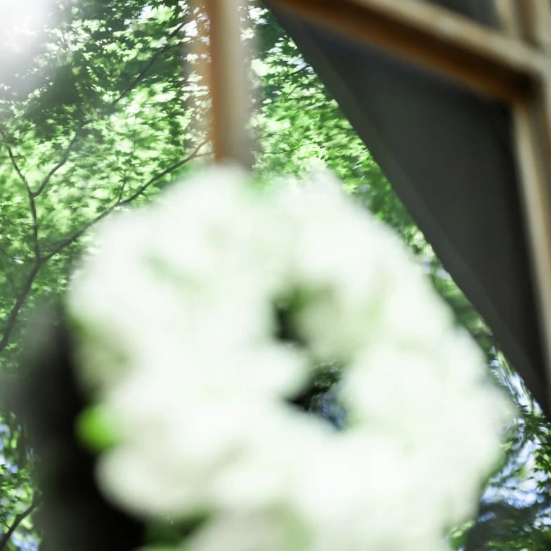 写真：軽井沢高原教会でのロケーションフォト